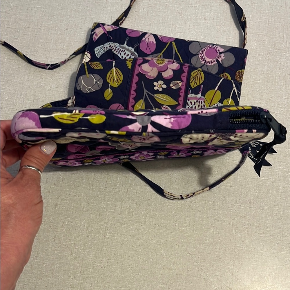 Vera Bradley Purple and Pink Quilted Crossbody Bags - Picture 16 of 17